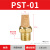 消声器+内六角堵头外丝螺丝电磁阀配件BD/PST/PSL-0102030406 PST-01