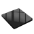 黑色超薄开关暗装86型有机玻璃镜面家用一开五孔插座面板 一开双切五孔（开关控制灯具）