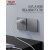 德力西开关插座超薄86型灰色五孔usb家用一开三孔16a空调墙壁面板 五孔+2位USB