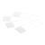 世泰 粘附载玻片超白玻璃材质 单头单面白色涂装  带CITOGLAS字样及两个+符号 158105W 50片/盒