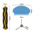扫地机器人配件T5MAX一次性抹布滚刷N8边刷滤芯清洁液 滤芯2个【原机品质】
