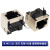 RJ45插座网络接口RJ11 8P8C 1x1 1x2 1x4 1x8 2x4 2x8 带灯百千兆 黄色 1x1-无灯-卧式