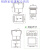 啡烽 船型开关4脚2档带灯翘板电源开关KCD4四脚两档电流 红色5个装