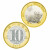 荟银 2019年猪年纪念币 二轮生肖纪念币 10元硬币贺岁币 单枚 康银阁卡册装