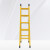 京度 梯子绝缘梯折叠人字梯伸缩直梯关节梯电力工程梯玻璃钢爬楼梯2米（展开3米）