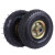 上柯 WY216 橡胶轮充气轮脚 加厚橡胶脚轮耐磨轮胎 轮毂颜色随机发 10寸(250mm+6204轴承)