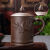 煊陌紫砂杯单个主人杯陶瓷过滤家用大容量茶杯带盖喝泡茶杯小杯子 胸 标准 标准