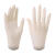 爱马斯(AMMEX) 一次性乳胶手套,乳白色，无粉,大号,100只/盒；TLFT46100