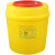 垃圾桶一次性锐器盒废弃针头利器盒医院诊所方形圆形黄色垃圾桶FZB 5L推盖方形