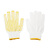 添盾TD-GL720G-10针黄点掌面点塑涤棉纱线手套(12副/打)