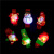 南极故事圣诞节戒指发光手指灯led南瓜圣诞老人雪人手环项链儿童玩具礼品 发光款手环混装100个装