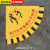 冠峰 KM-A03【PVC斜纹防滑地贴】防滑耐磨地贴请勿停留地面警示贴TZ-38-03