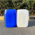 加厚30升60斤塑料桶白色水桶废液桶蓝色实验室方油桶耐酸碱耐腐蚀 加厚30升60斤直把白色