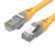 适用PLC编程电缆通讯下载线以太网线 超六类双屏蔽高柔 紫色 0.3m