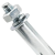 金佩奇 镀锌膨胀螺栓 金属镀锌铁膨胀螺栓 M16*150(1个) 拉爆螺丝钉
