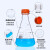 比克曼生物（BKMAM）玻璃三角瓶丝口刻度三角烧瓶带盖锥形瓶小口耐高温高硼硅实验室 5000ml