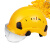 创悟邦 安全帽 建筑施工劳保头盔 工地工程 ABS防砸透气 领导监理帽子 SH609橘色 可定制印字