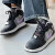 耐克（NIKE）AJ1篮球鞋女鞋春夏季Air Jordan 1运动鞋轻便透气休闲鞋板鞋 DC7226-015/黑色紫钩 38.5