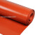 加厚防滑垫片硅胶板皮耐高温1/2/3/4/5/68mm橡胶绝缘减震方板红色 8mm1m1m