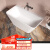 浪鲸（SSWW）浴缸长方形绮美石家用浴缸独立式成人浴缸PMMA人造石一体式浴缸 白色哑光浴缸+下水器+软管 1.52米
