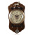 森匠大号欧式木头挂钟黄铜时钟表创意挂表客厅卧室静音壁挂钟 马款 12英寸（直径30.5厘米）