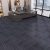 摩乐购办公室地毯商用拼接方块大面积满铺全铺台球厅客厅卧室水泥地直铺 深条纹特密 沥青底面(一件=10平方)