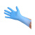爱马斯(AMMEX) 一次性蓝色丁腈手套 耐用型 浅蓝色 无粉 麻面 产地中国 M码 中码 单只4.5g 100只/盒