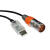 USB转XLR 卡侬头公头 声德音频处理器485通讯线 公头F 1m