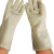 得豫工品 酸碱乳胶工业抗腐蚀防化手套 一双价 60cm*白色A型中厚 