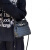丹顿赫本（DENTON HEPBURN）奢侈包包女包品牌2024新款时尚编织手提包斜挎包生日礼物送老婆 黑色 18×18×10(cm)