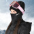 迈卡龙滑雪护脸面罩防风防寒保暖亲肤面罩秋冬男女同款户外滑雪骑行装备 黑色护脸 均码