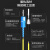 海奈 电信级光纤跳线尾纤 ST-ST3米 单模双纤双工跳纤9/125 抗弯曲阻燃低烟无卤光纤线 HN-T/T-003-SM-T-D