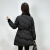 忆灵时尚羽绒服女士2023冬季新款洋气质收腰显瘦中长款保暖白鸭绒外套 黑色 M （80-110斤）