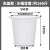 塑料桶加厚水桶家用储水用带盖大号特大容量经济型圆形发酵桶大桶 白色无盖200型 装水约166斤