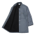 企桥 加厚加绒厨师服白黑灰三色可定制 灰色单上衣 M码 2件起拍 