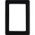 安赛瑞 磁性相框 挂墙免打孔磁吸照片墙 广告宣传展示框 5寸单层 黑色 8H00551