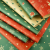 伏加瑞伏加瑞包装纸圣诞节生日节庆礼物礼品礼盒包装纸鲜花牛皮纸加厚包装纸 绿色【雪花10张】送2拉花