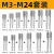 鹿凌青M3-M24丝攻攻丝攻螺丝螺纹大全开牙攻牙 M3M24套装13件套