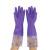 东亚手套 绒布保暖手套 808-5 L 10双装 紫色 L