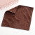 包黑子 清洁抹布 毛巾擦车毛巾玻璃清洁 清洁吸水抹布30x30棕色  50条装
