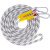 户外高空作业安全绳涤纶绳安全绳登山绳安全带连接绳延伸绳耐磨绳 17米双钩(耐磨型)