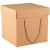 正方形礼品包装盒礼盒三层瓦楞纸盒手工礼物盒茶叶空盒牛皮纸纸盒 牛皮瓦楞天地盖盒15*15*15（5个价）