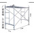 移动脚手架:热镀锌加厚脚手架:梯形移动脚手架:脚手架 170*095*180  2.0厚度