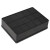 加厚防静电带盖元件盒黑色零件盒工具收纳盒塑料小盒子物料周转箱 2号（连盖盒）746348mm
