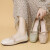 卡萨罗澳（KSSALOAO）品牌单鞋女2024夏季新款玛丽珍女鞋软底平底小皮鞋软豆豆鞋单鞋 绿色 37