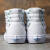 万斯（VANS）范斯 女子板鞋 Sk8-Hi Reissue DX拼接多彩方格高帮休闲鞋 whiteleathertrue white 34.5