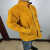 电焊工烧焊工作服焊接隔热防烫保护衣黄色专用衣 黄色背带裤 XL