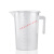 量杯 塑料 带刻度量筒厨房烘培奶茶店器具小工具塑料量具计量杯加 1000ml