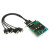 摩莎MOXA CP-168U  8串口RS-232通用PCI多串口卡 CP-104UL-DB9M