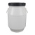 卧虎藏龙 化工桶圆桶螺纹盖桶螺口广口桶发酵素桶25L白圆桶
